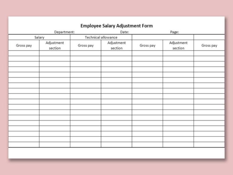 Employee Schedule Template